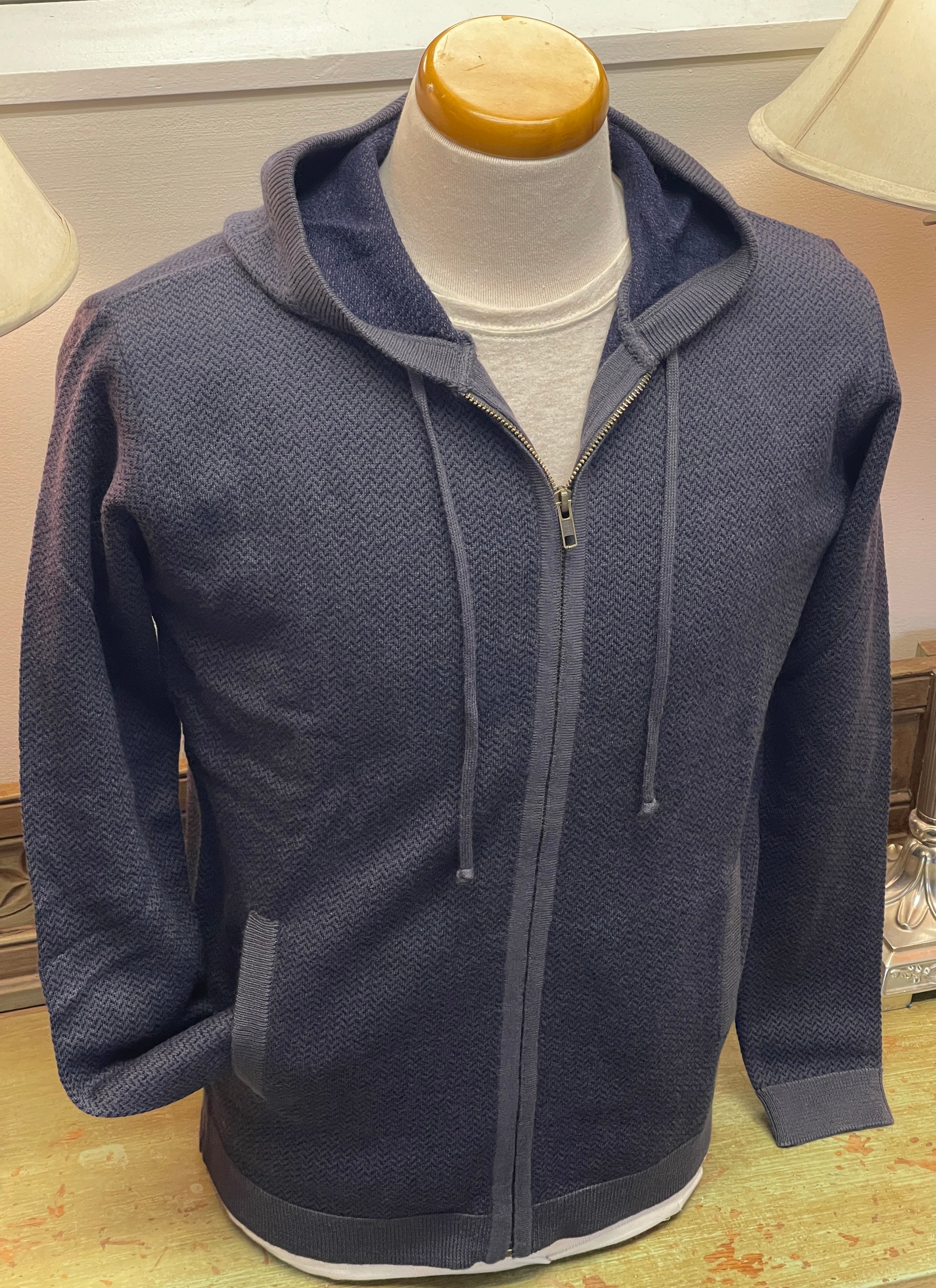 Paradise Wool Zip Line Hoodie