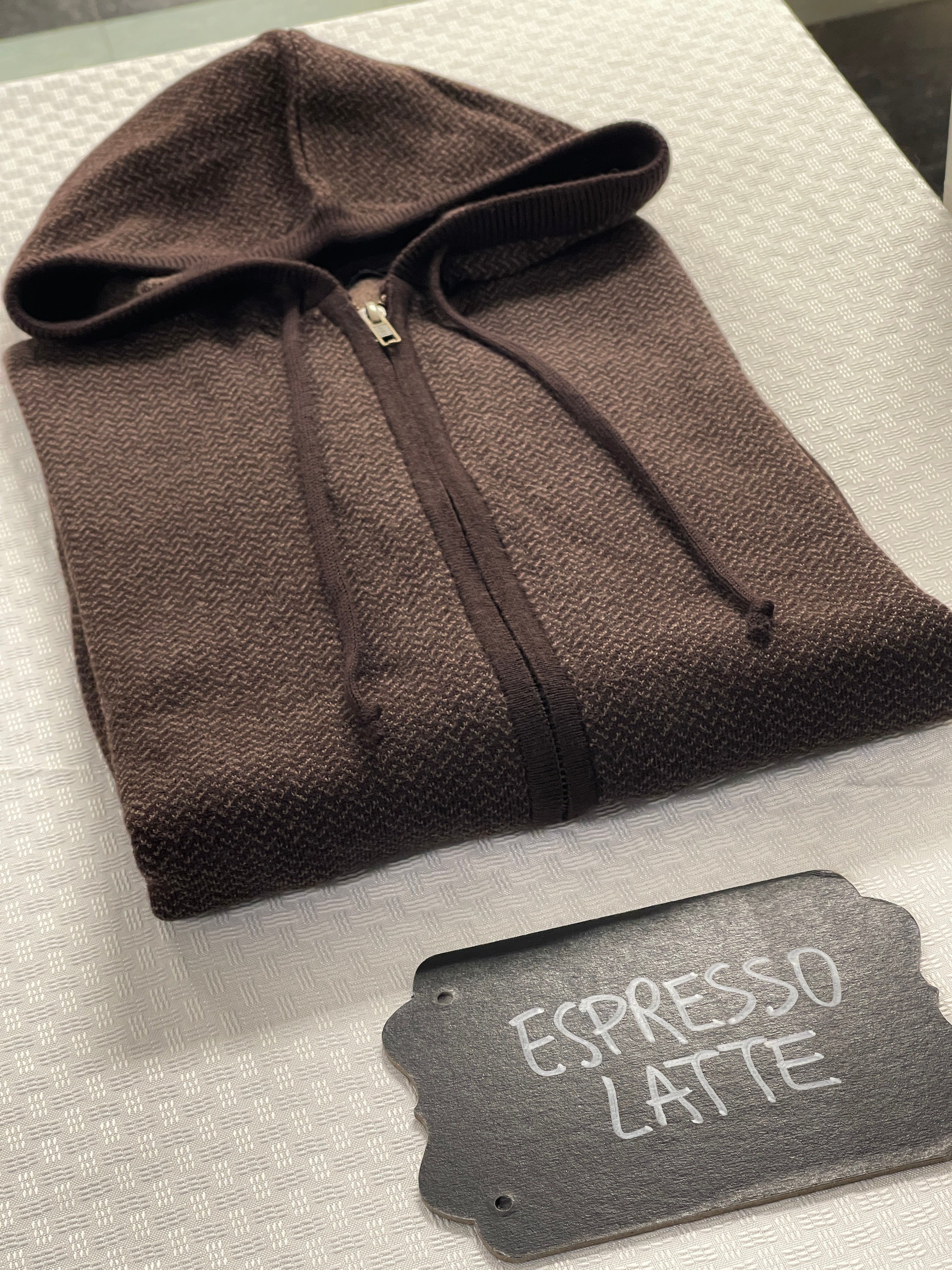 Paradise Wool Zip Line Hoodie