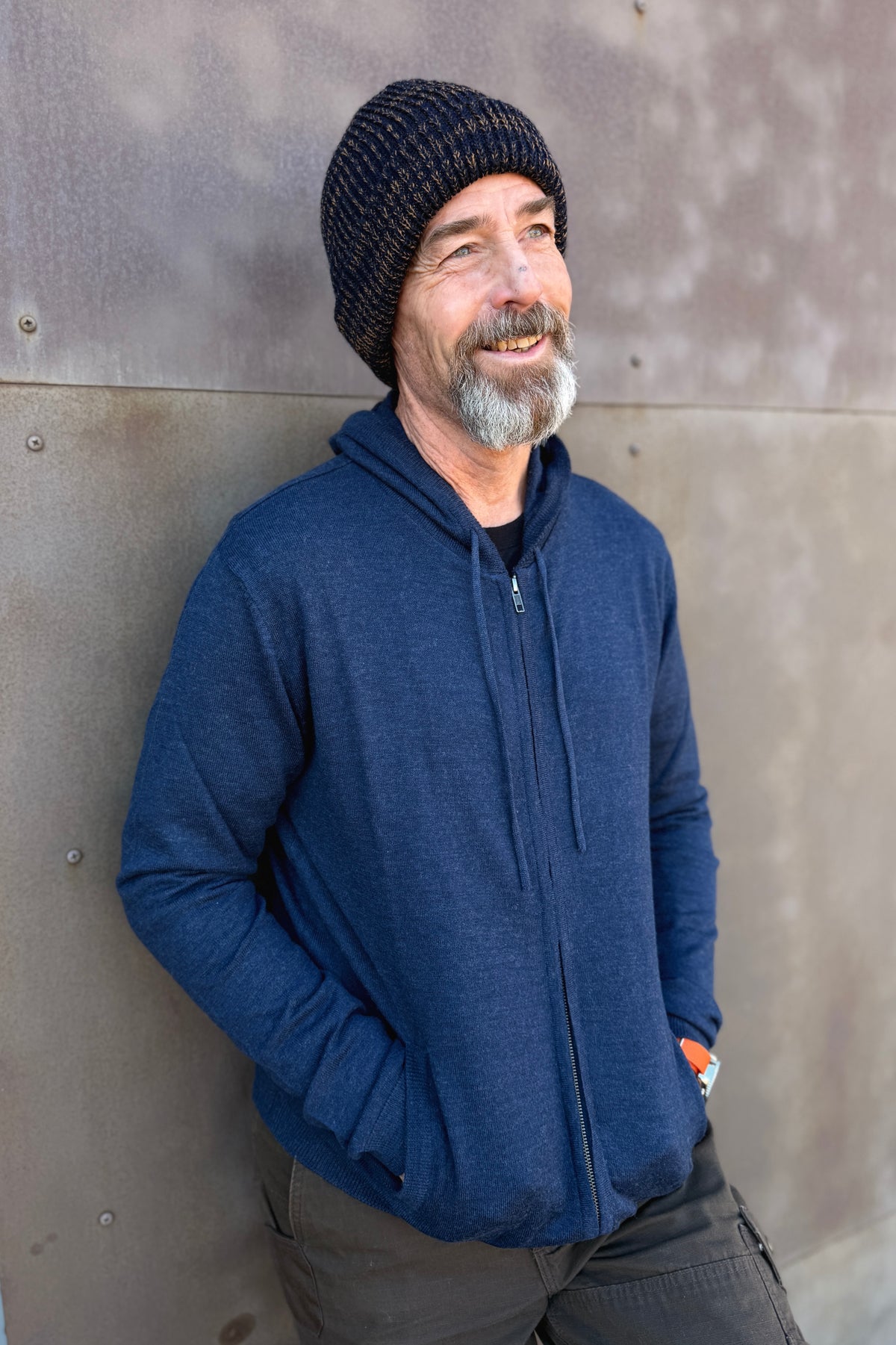 Windsor Wool Zip Line Hoodie