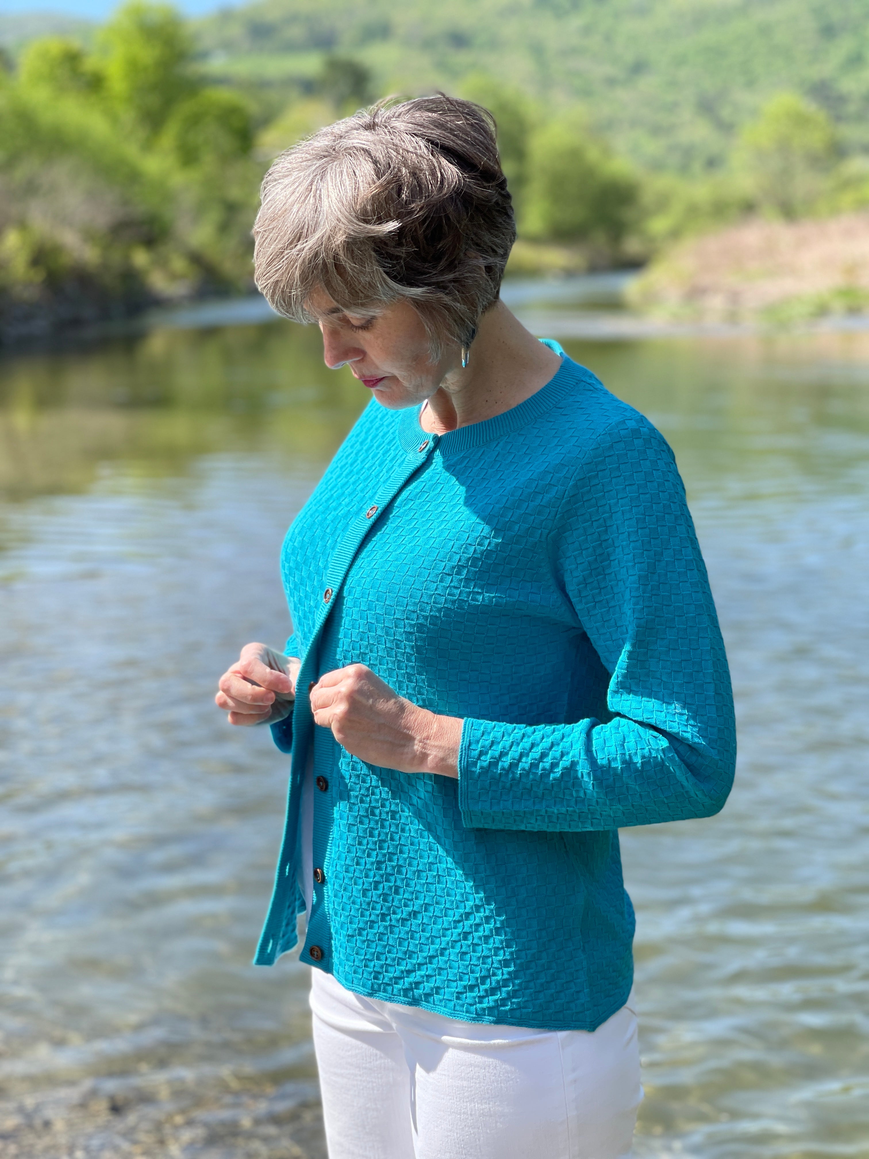 Basketweave Cardigan