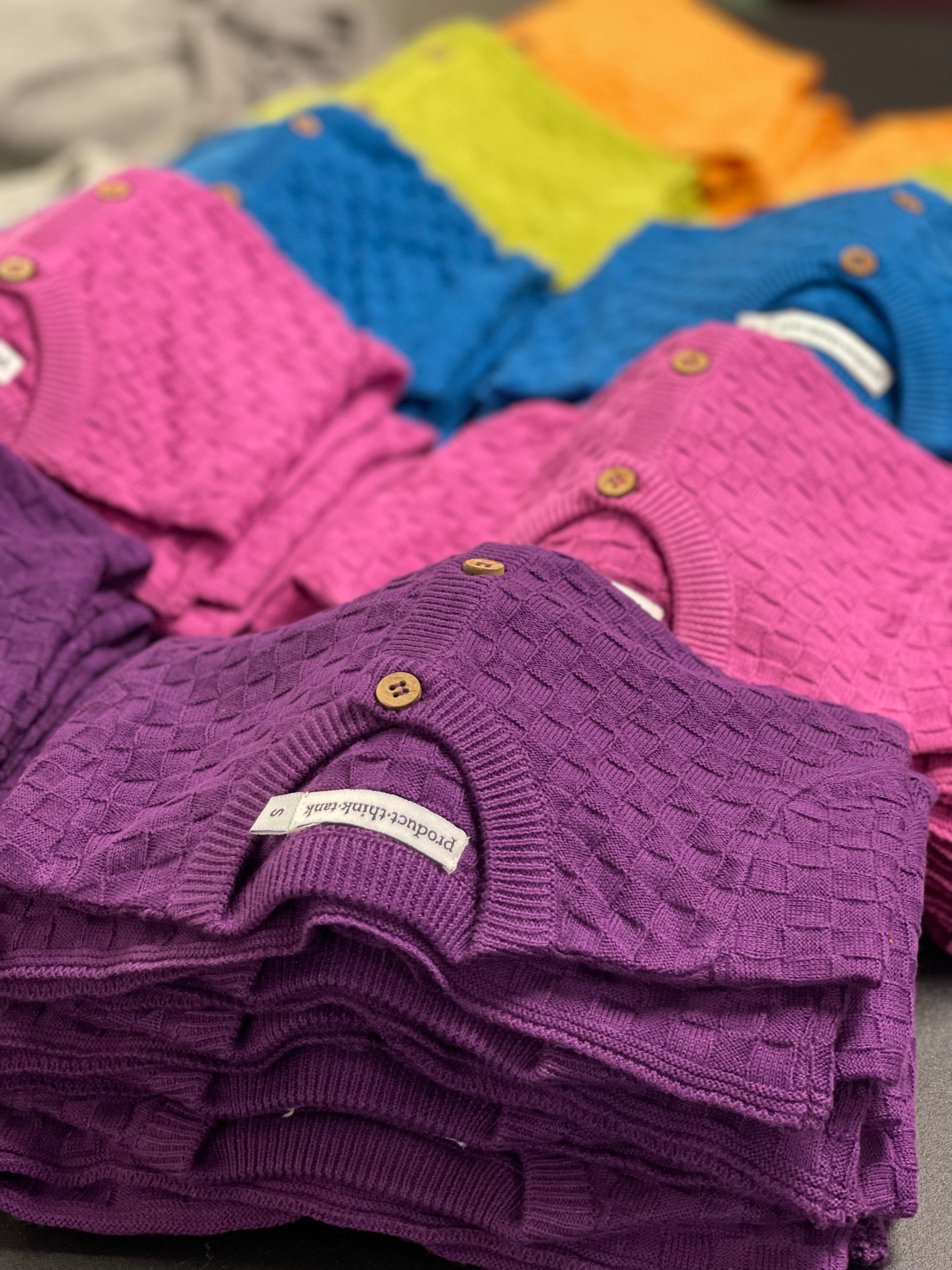 Baby Basketweave Cardigans