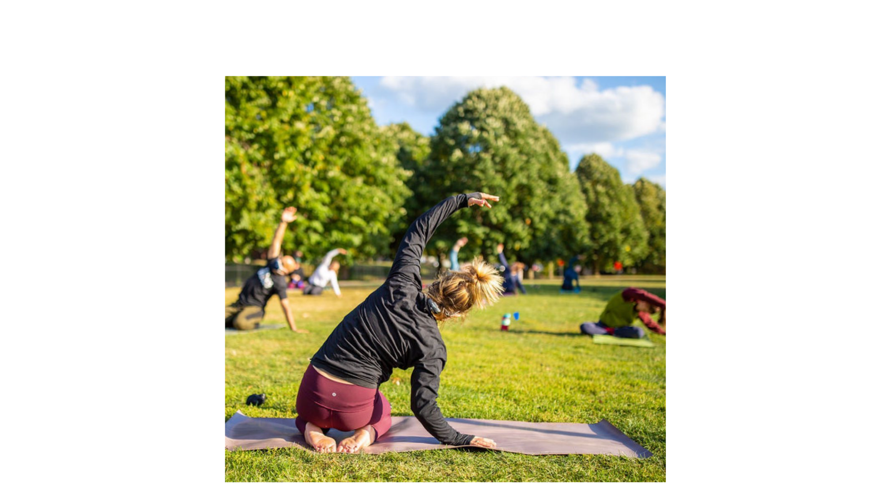 Yoga at Maverick Market in Essex