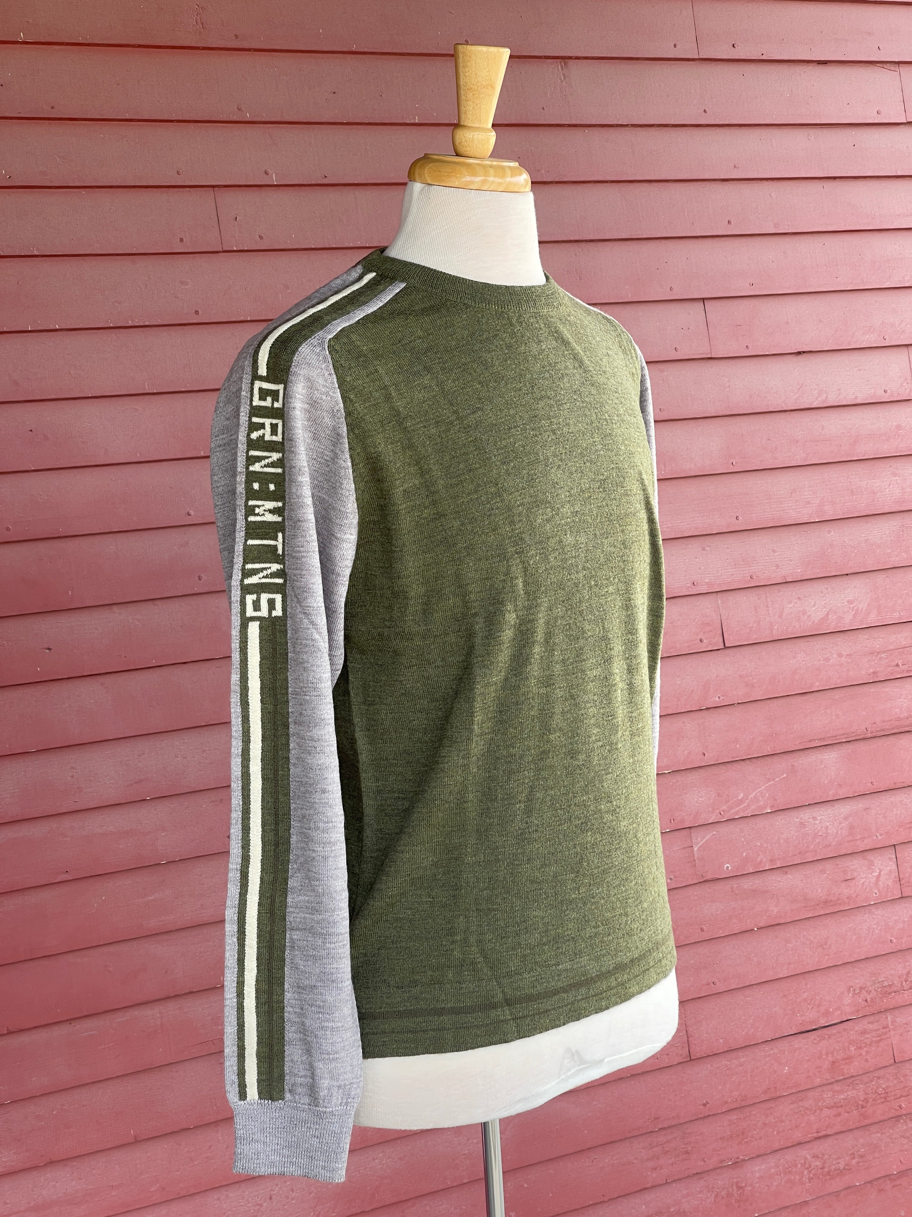 Wool GRN MTNS Retro Ski