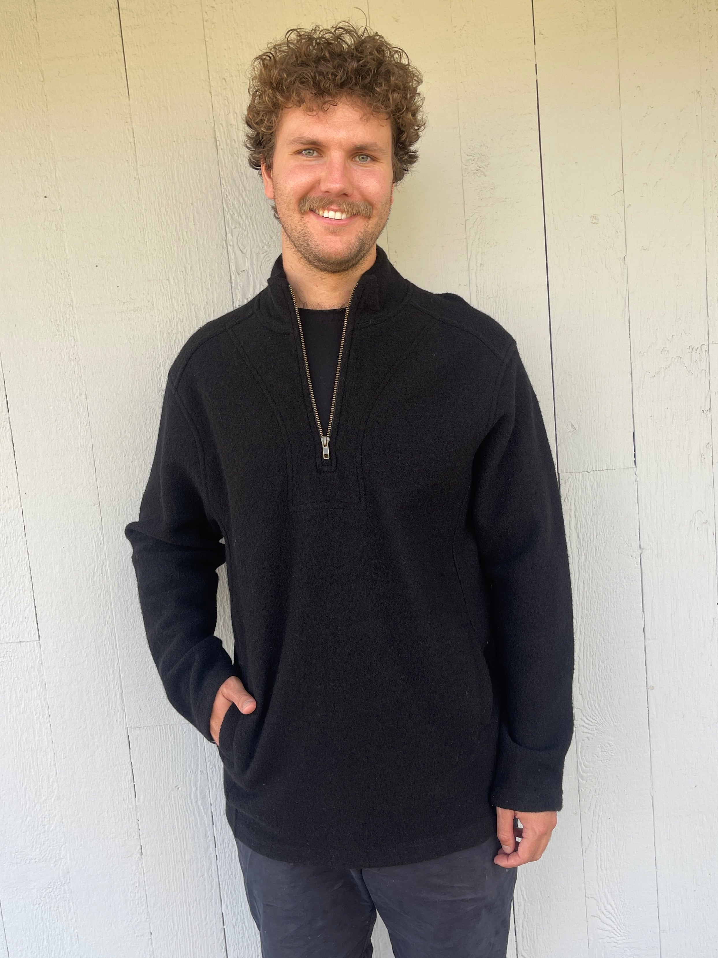 Boyce Hill Quarter Zip | Wool