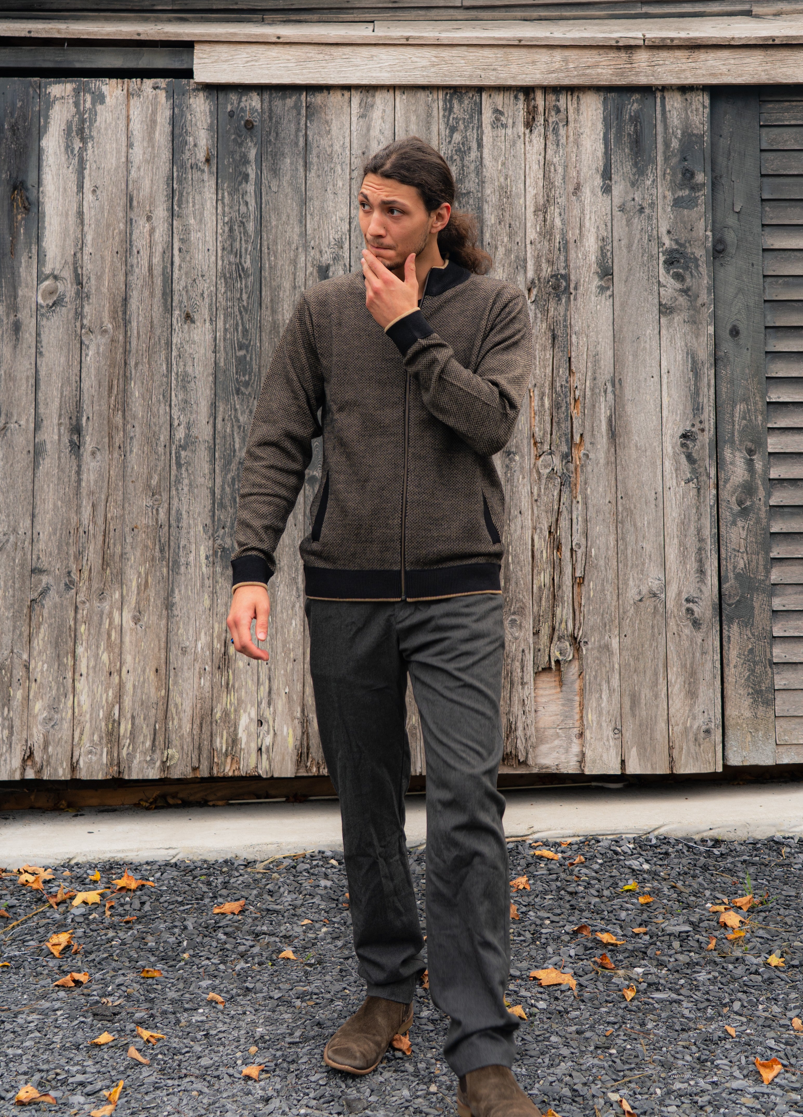 Wool Tavern Full Zip (with pockets)