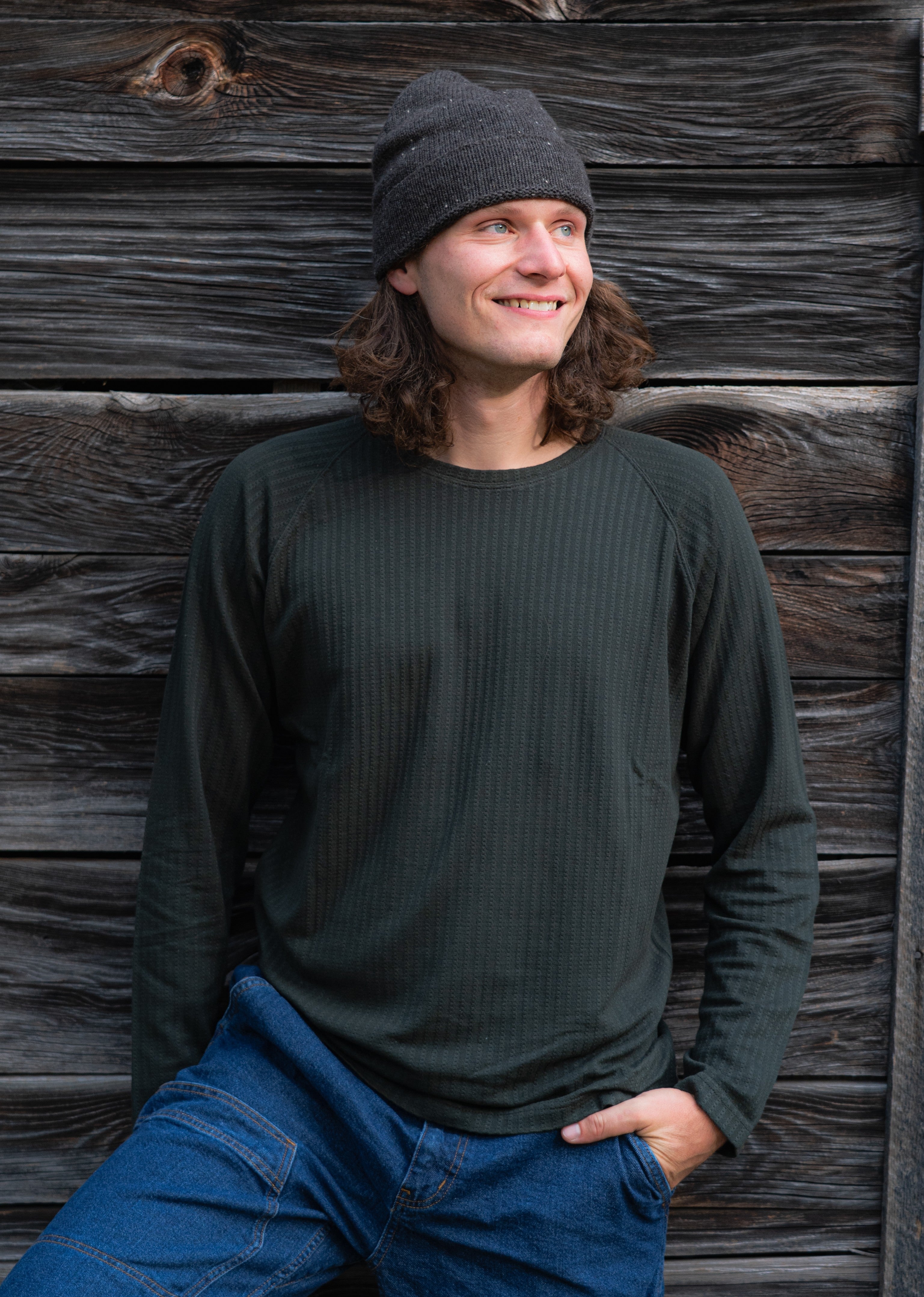 Textured Raglan