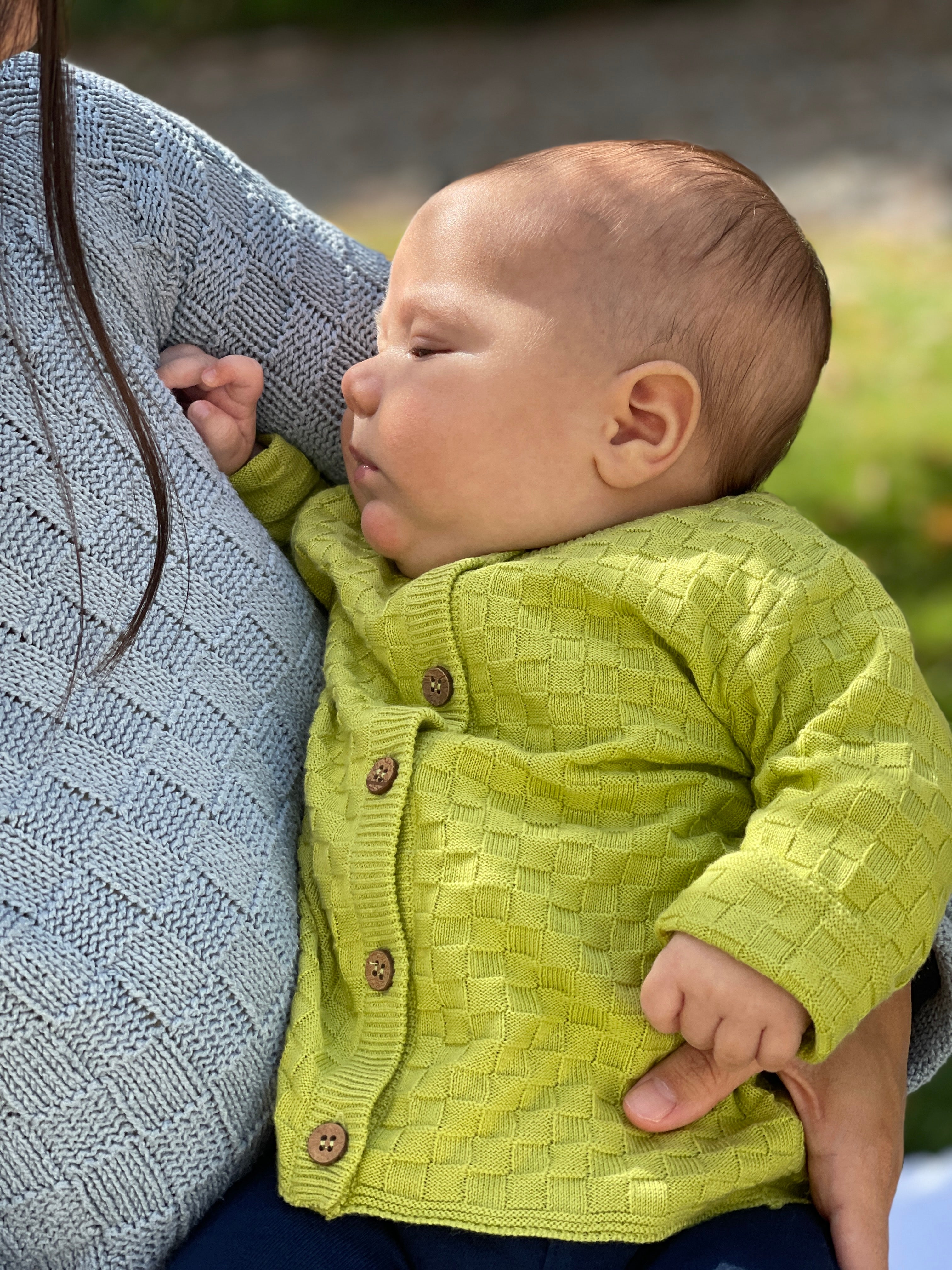 Baby Basketweave Cardigans