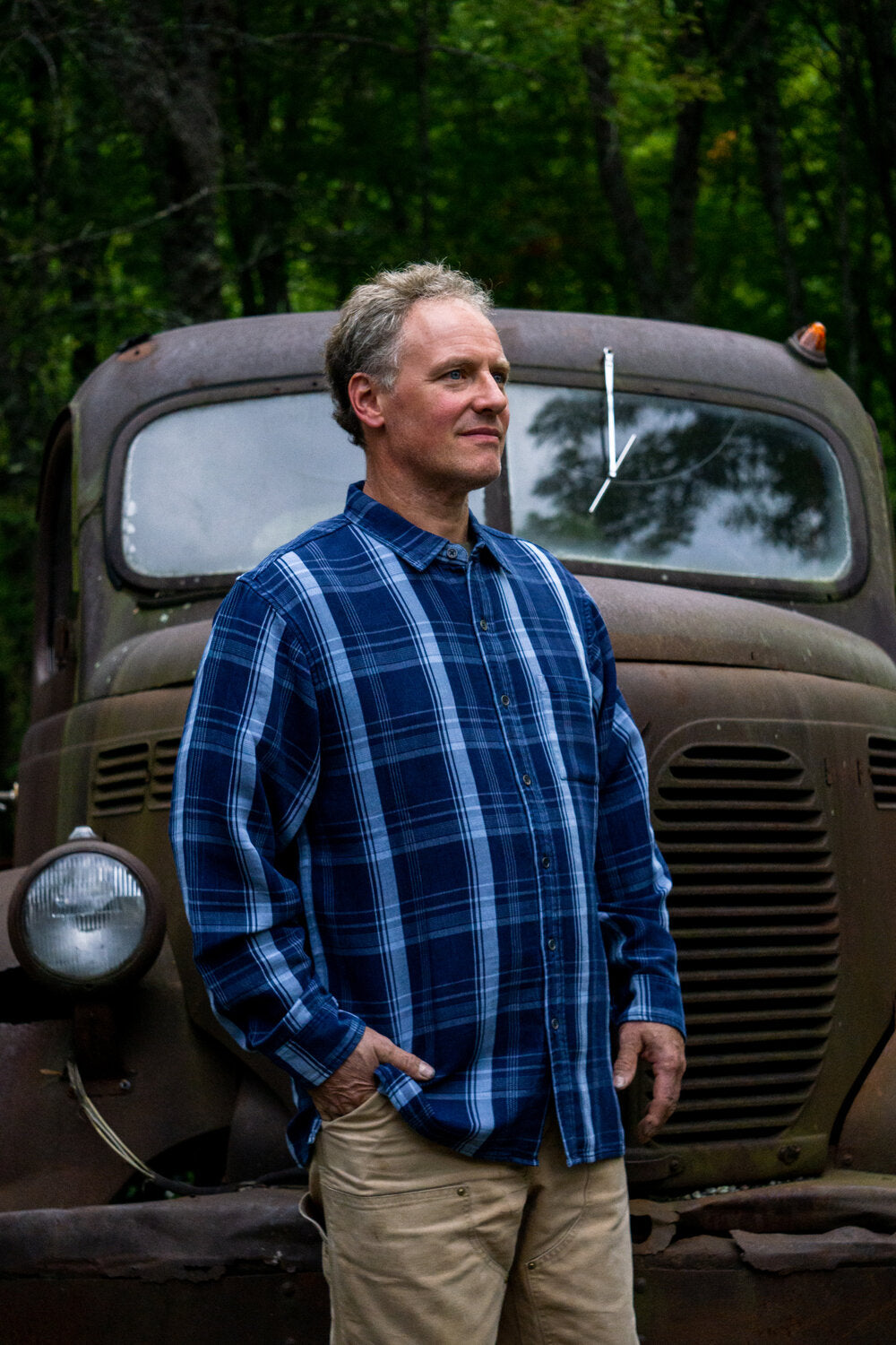 The Millbrook Shirt - Indigo Plaid